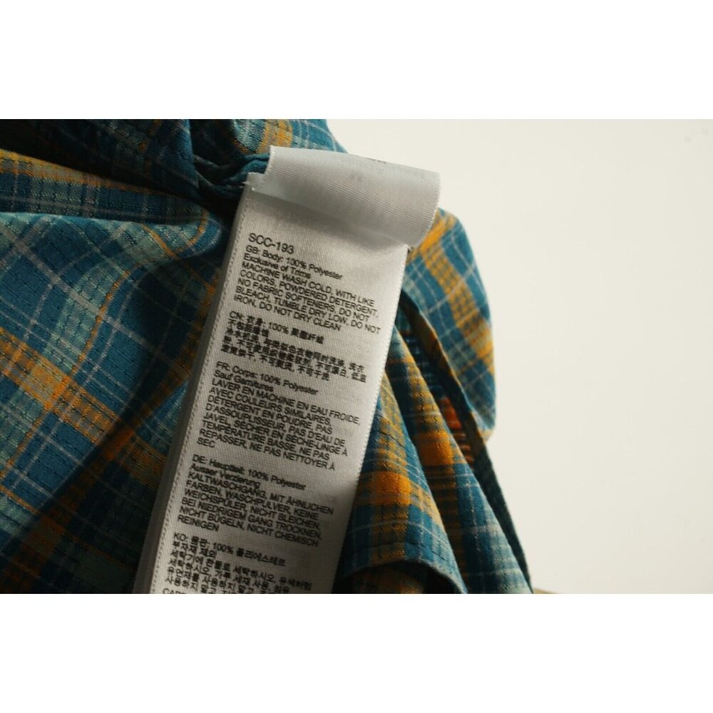 Marmot Agrozonda Lightweight Performance Mesh Button Up Shirt Men's Medium Plaid - Picture 7 of 8